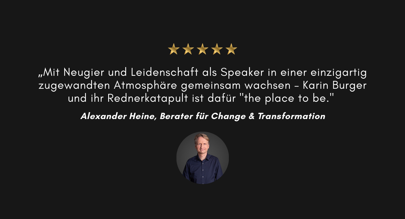 Testimonial von Alexander Heine, Berater für Change & Transformation
